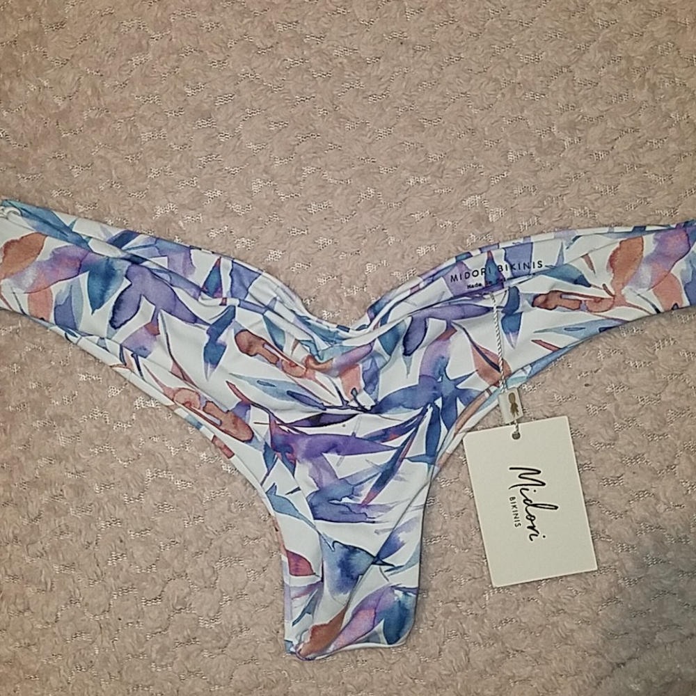 Midori Bikini Brayden Bottom in Lanai size Medium